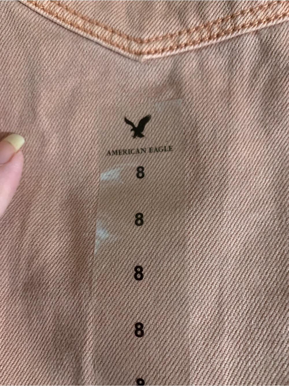 American Eagle Outfitters Dusty Pink Jeans - Picture 5 of 7